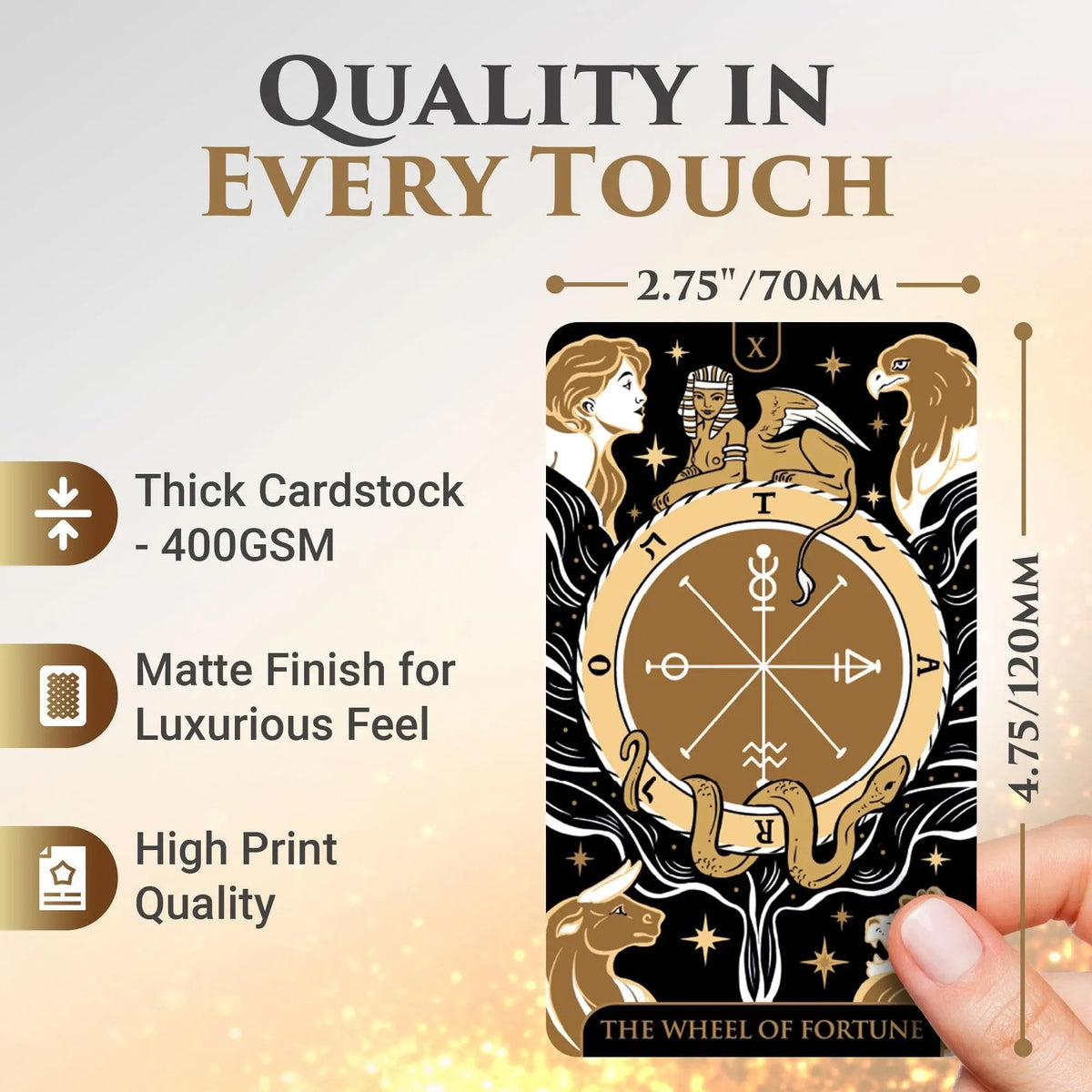 Starlight Gold Tarot Deck