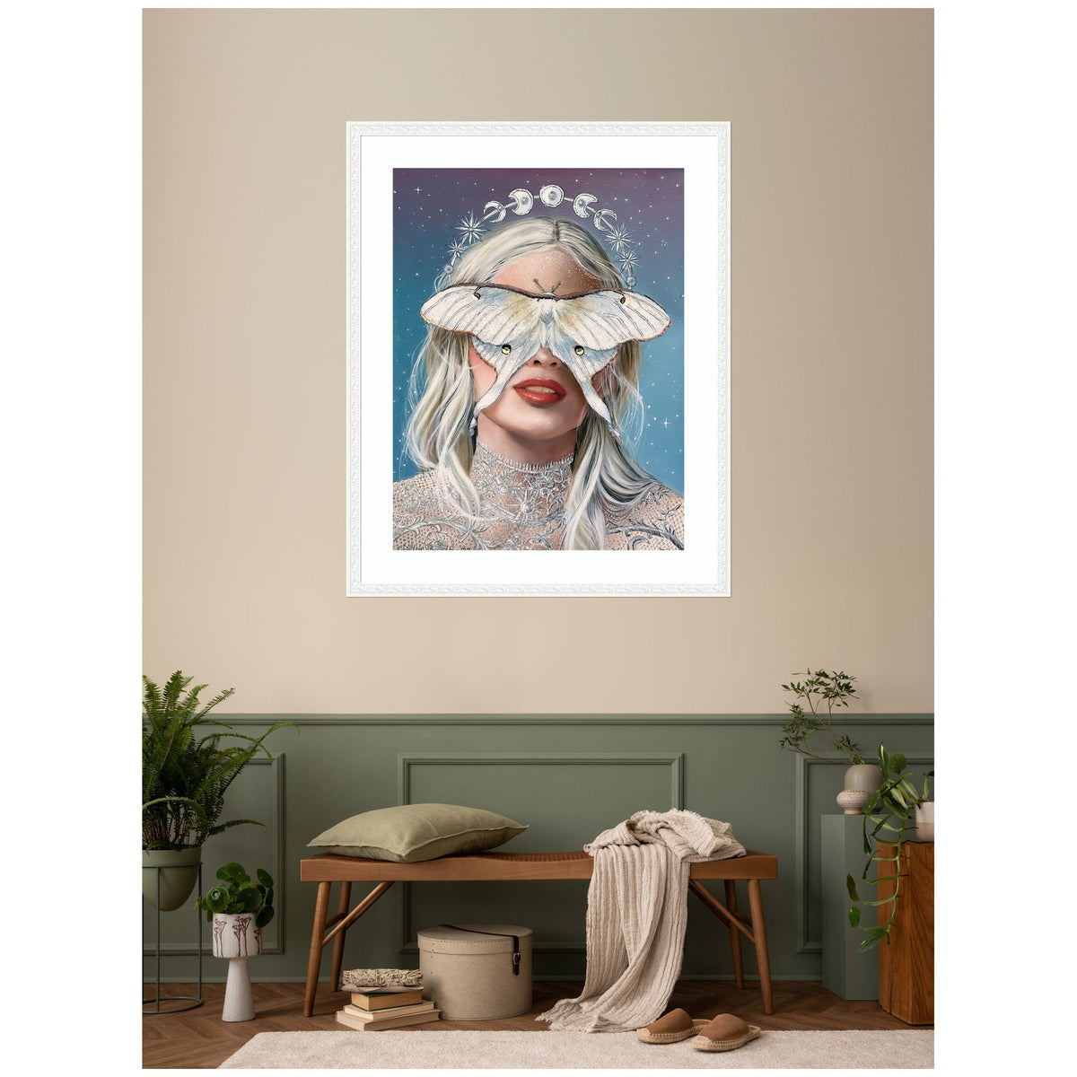 Moon Witch — Framed Art Print