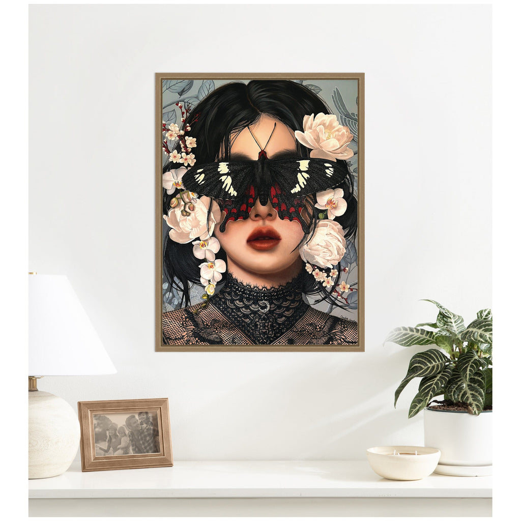 Visionary Gleam — Framed Canvas
