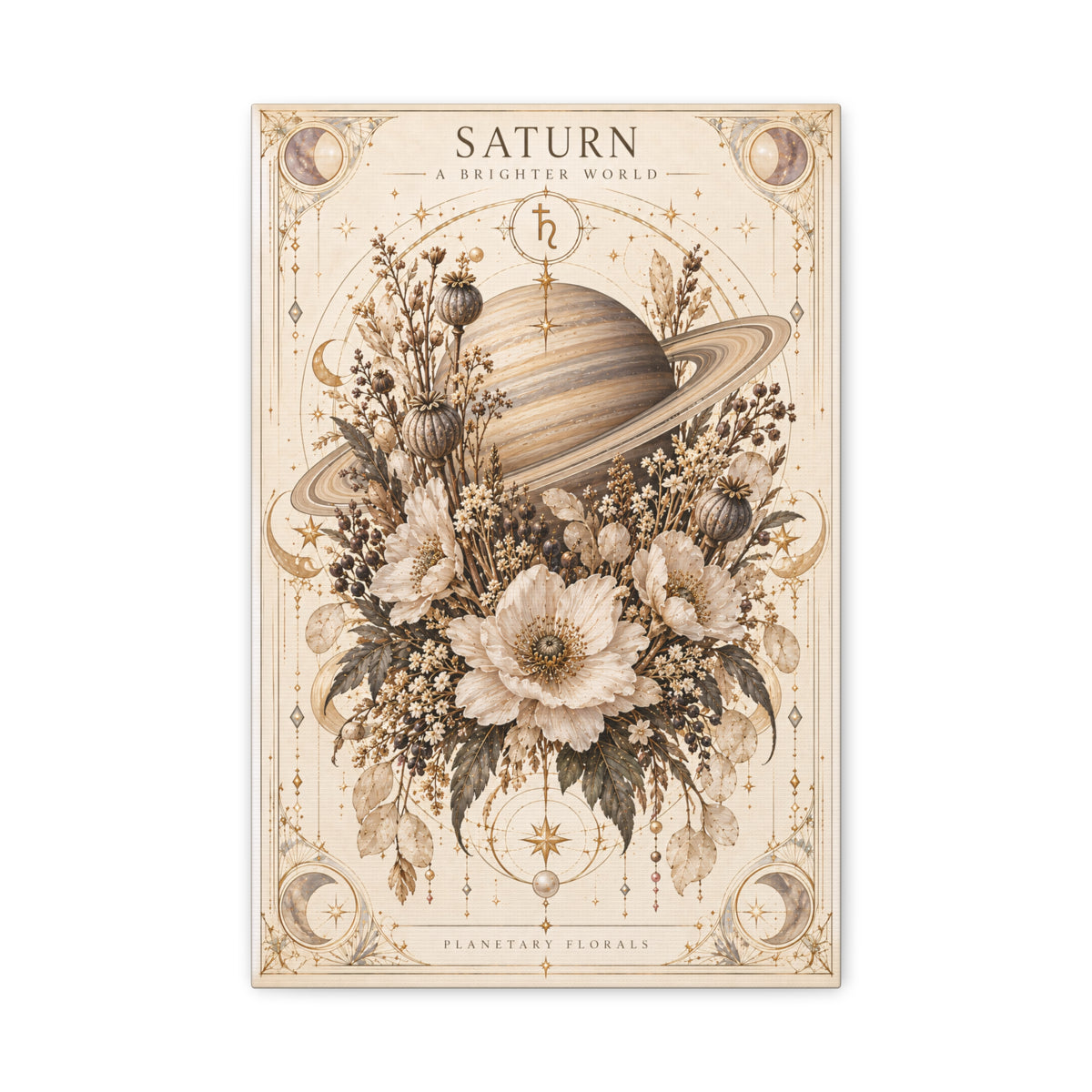 Saturn – Time Wears Flowers Well