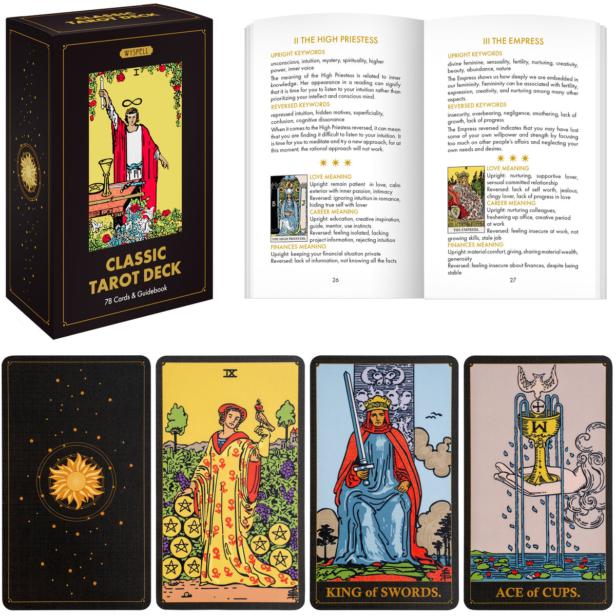 Classic Black Tarot Deck