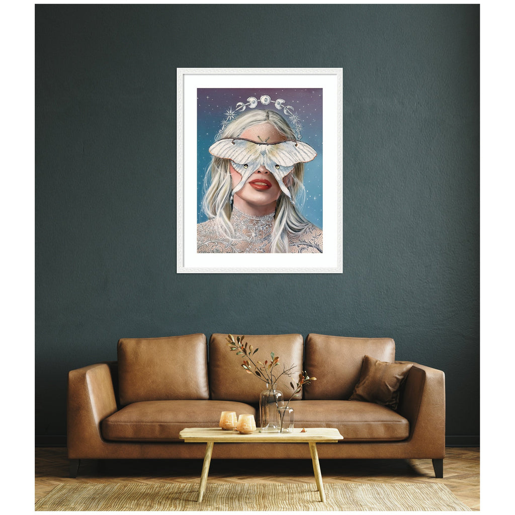 Moon Witch — Framed Art Print