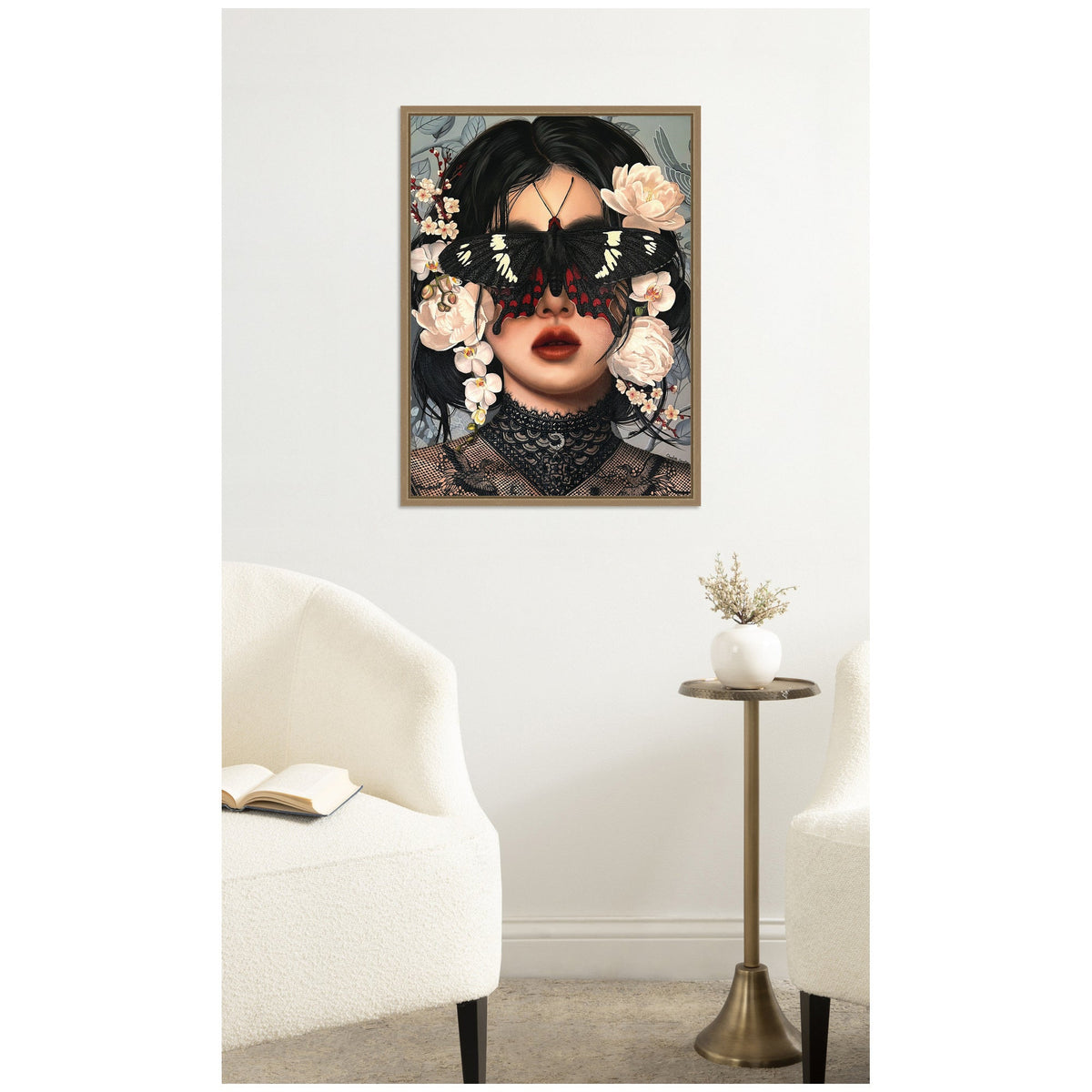 Visionary Gleam — Framed Canvas