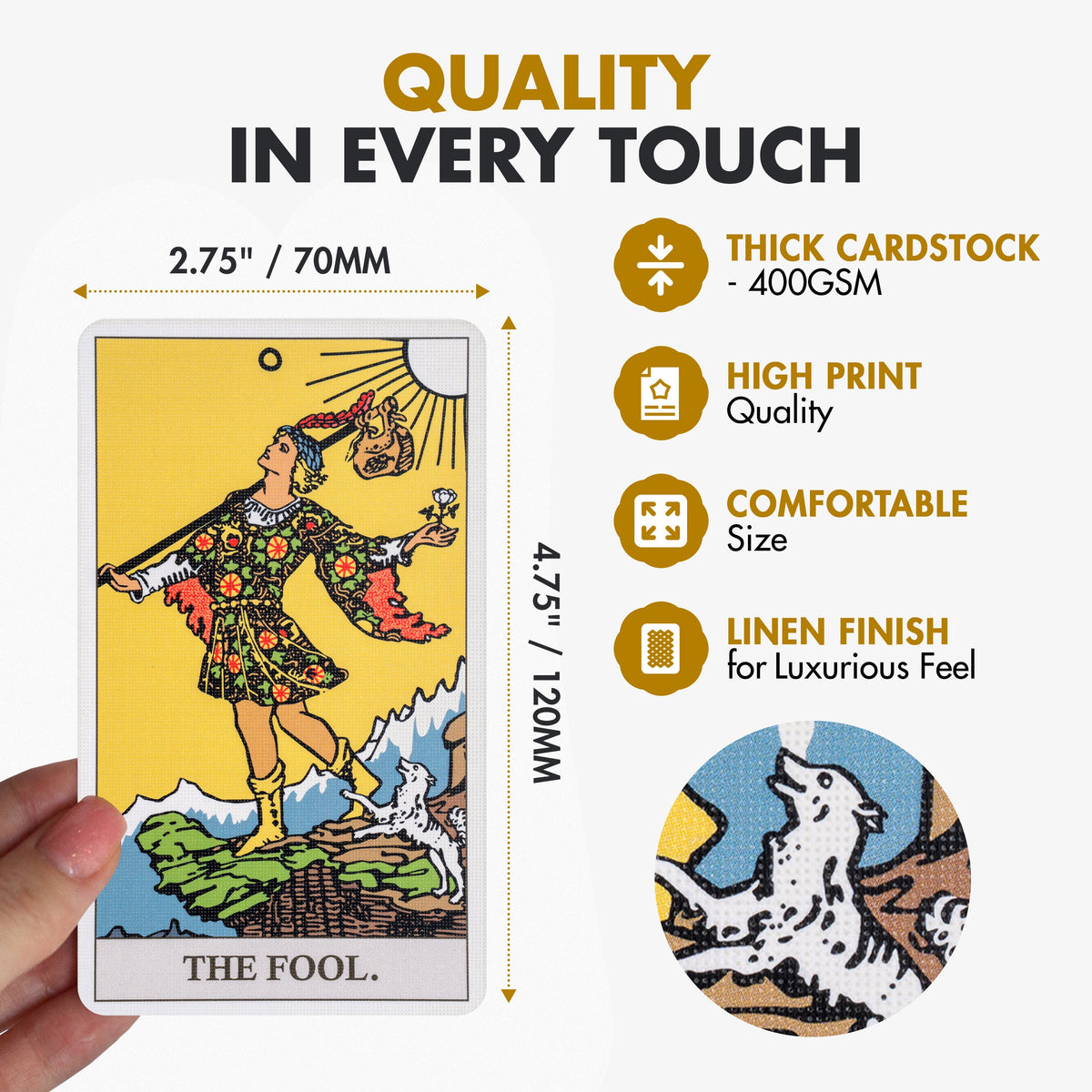 Classic White Tarot Deck