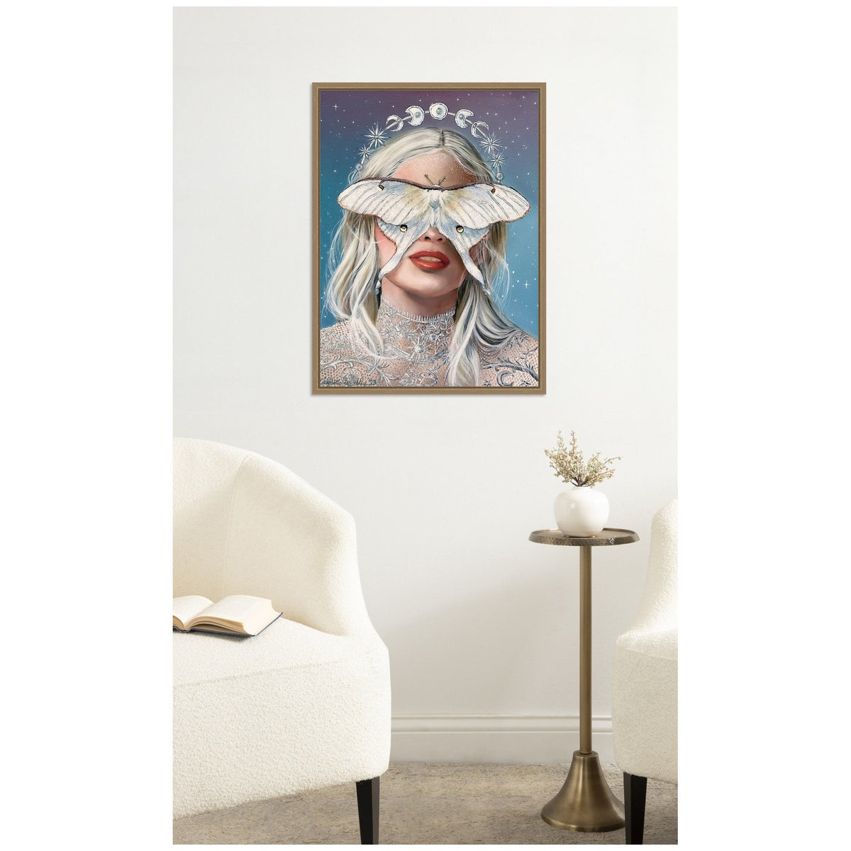 Moon Witch — Framed Canvas