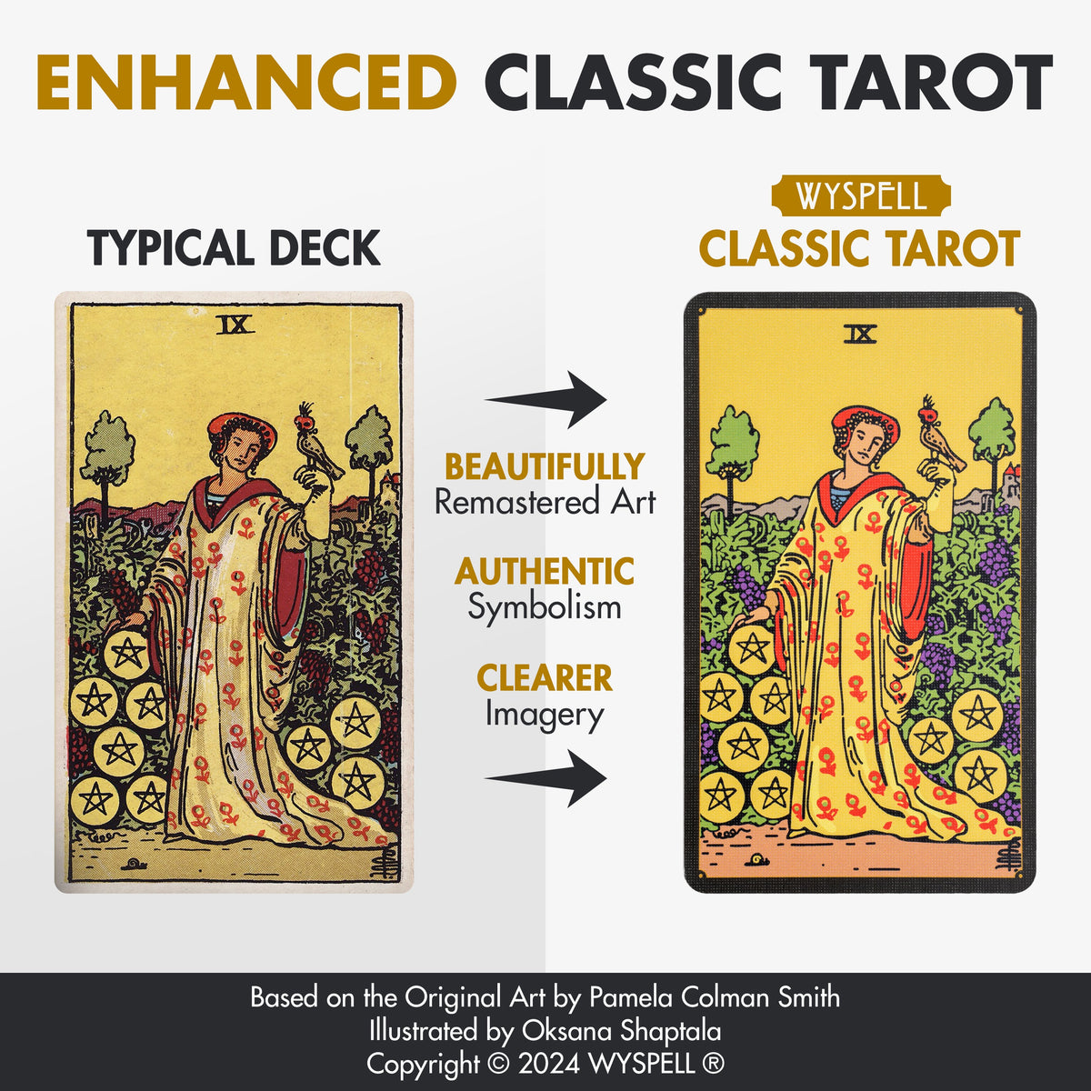 Classic Black Tarot Deck