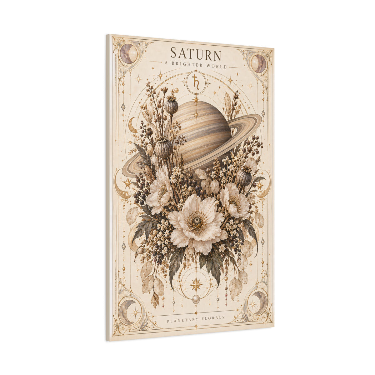Saturn – Time Wears Flowers Well