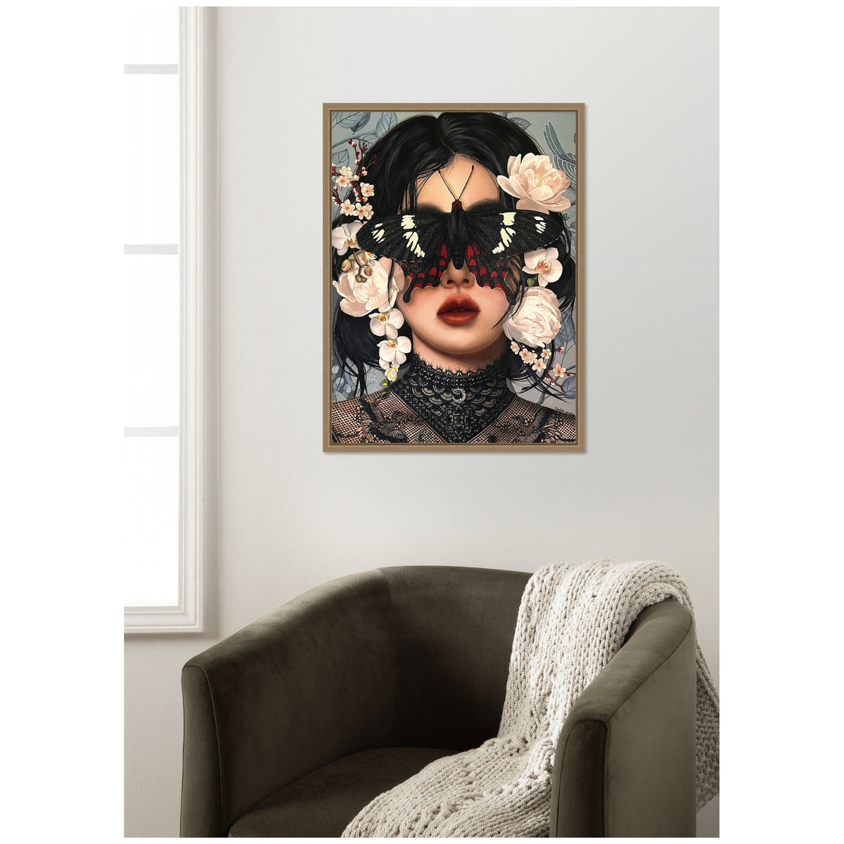 Visionary Gleam — Framed Canvas