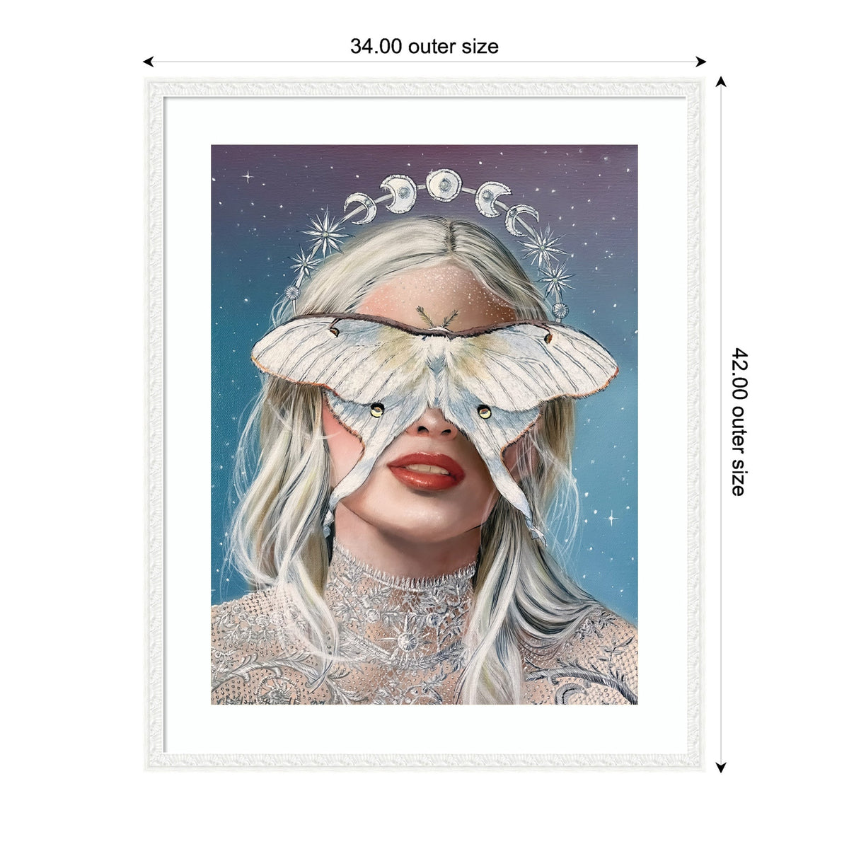 Moon Witch — Framed Art Print