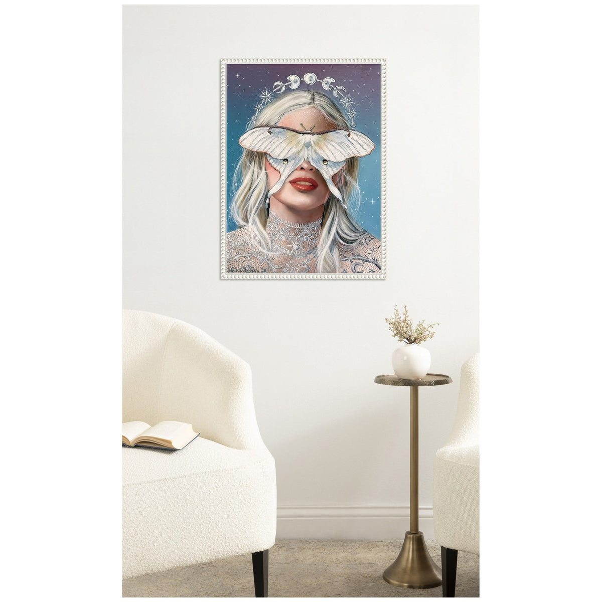 Moon Witch — Framed Canvas