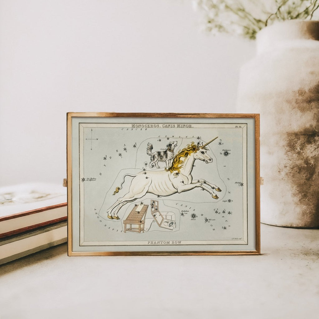 Monoceros Constellation — Unicorn Print