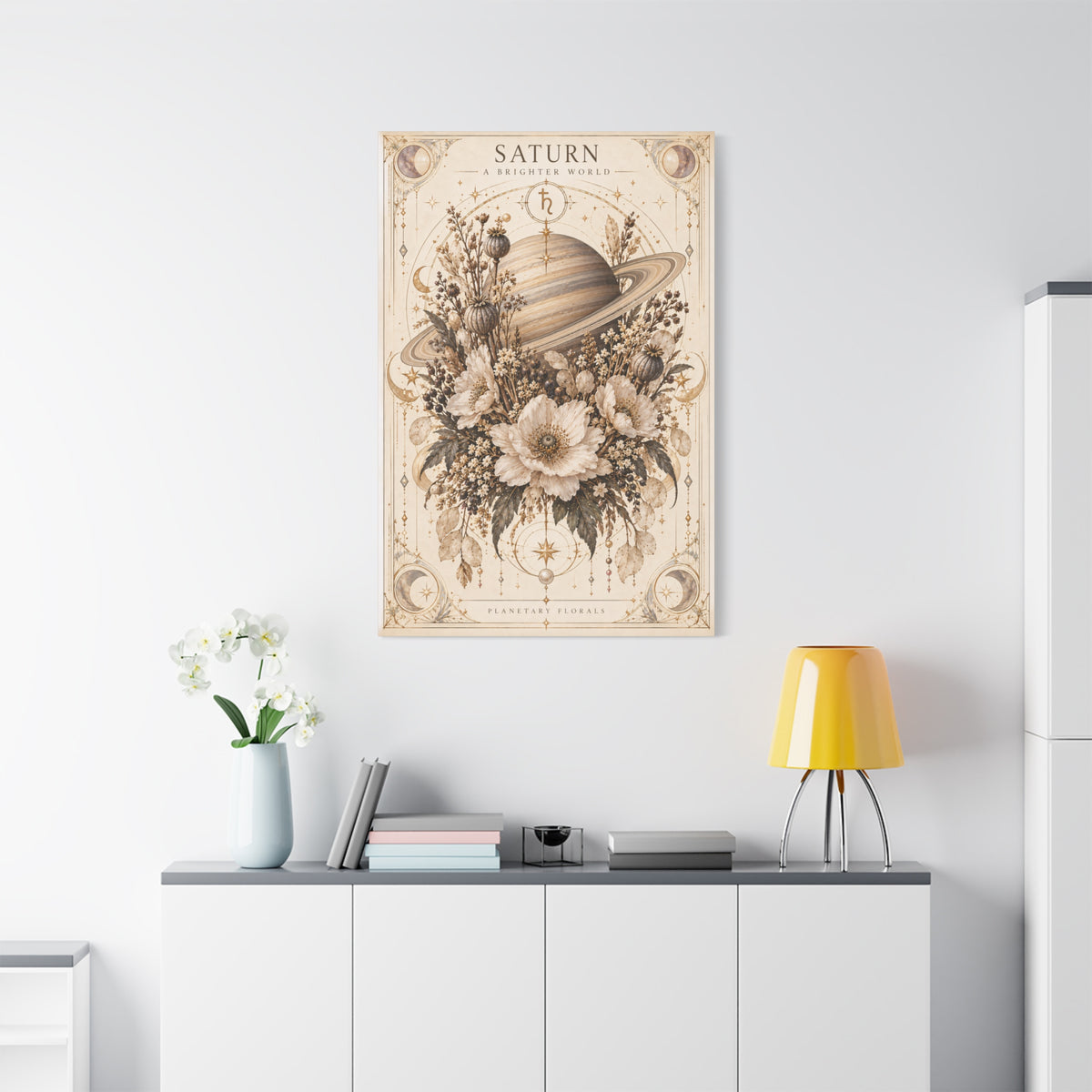 Saturn – Time Wears Flowers Well