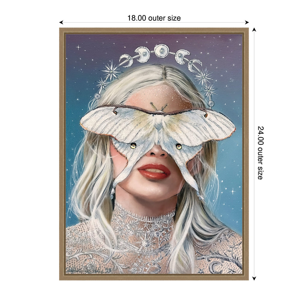 Moon Witch — Framed Canvas