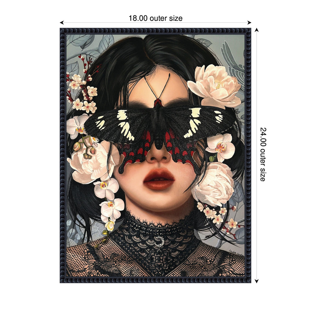 Visionary Gleam — Framed Canvas