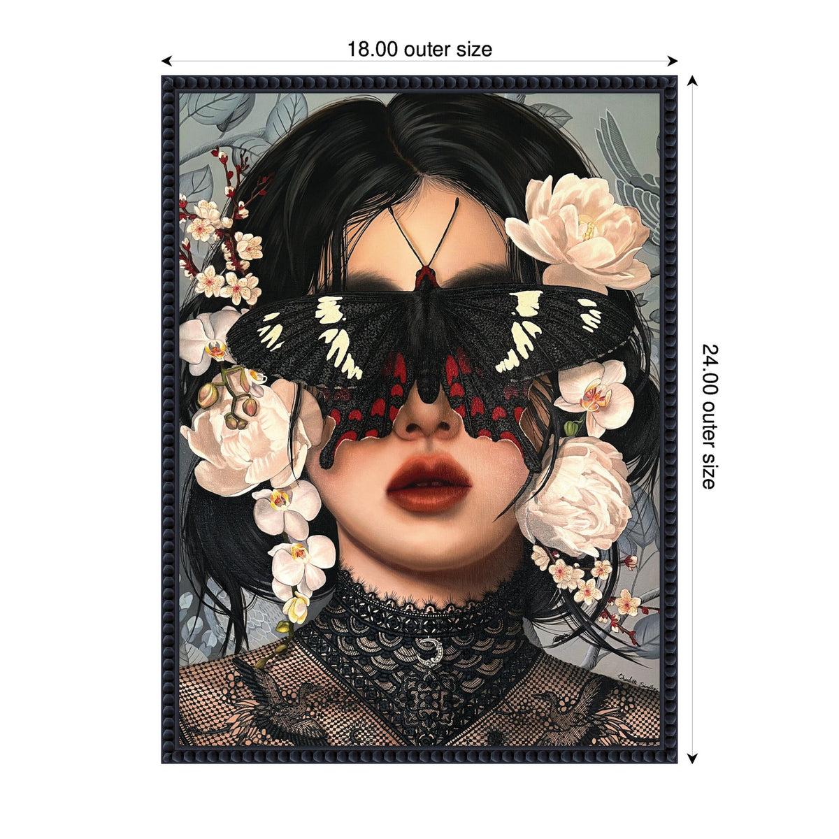Visionary Gleam — Framed Canvas