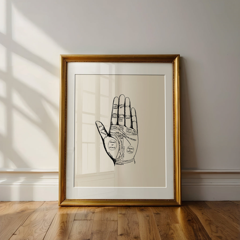 Palmistry — Vintage Print