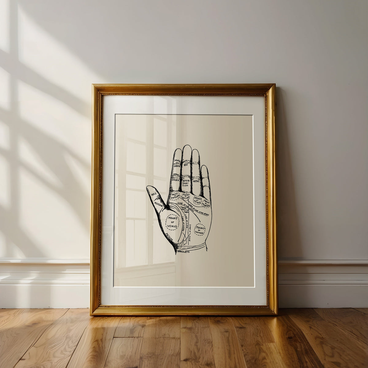 Palmistry — Vintage Print