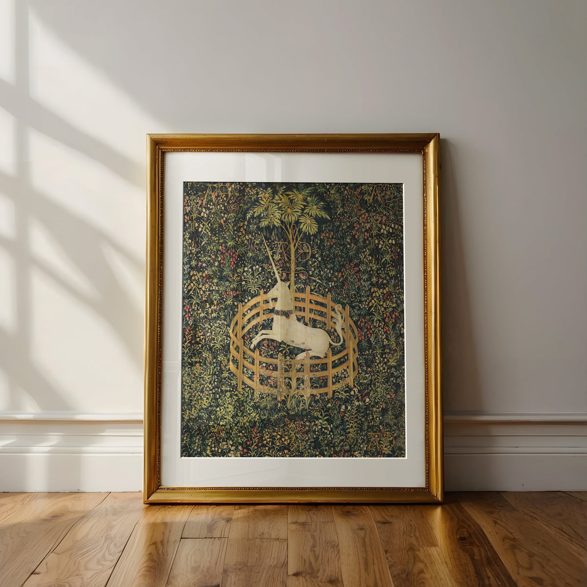 The Unicorn Rests — Medieval Fantasy Print