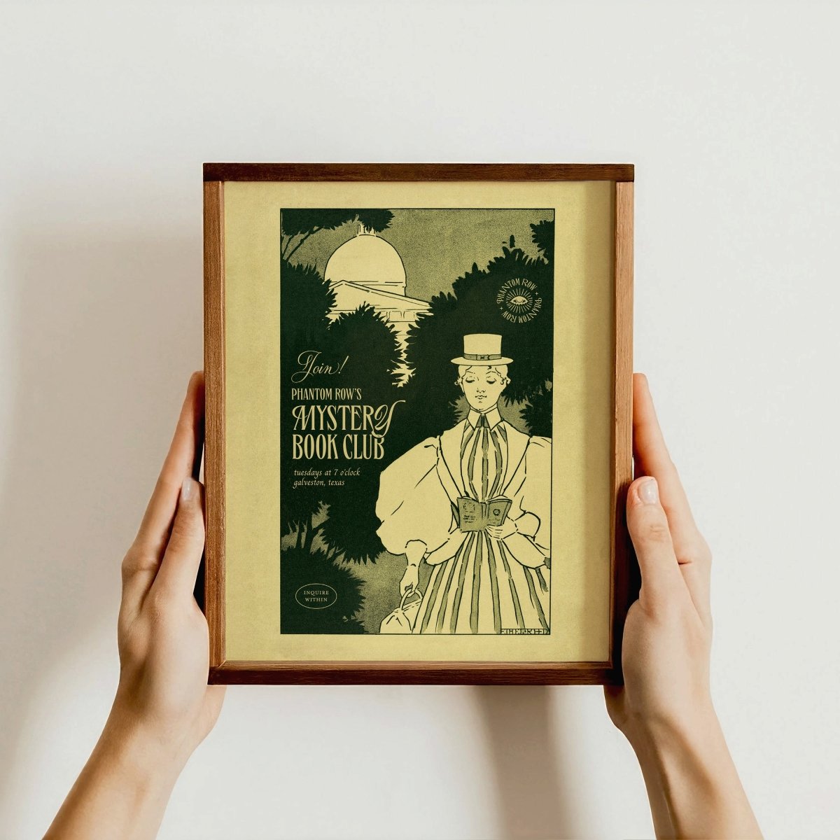Book Club — Vintage Advertisement Print