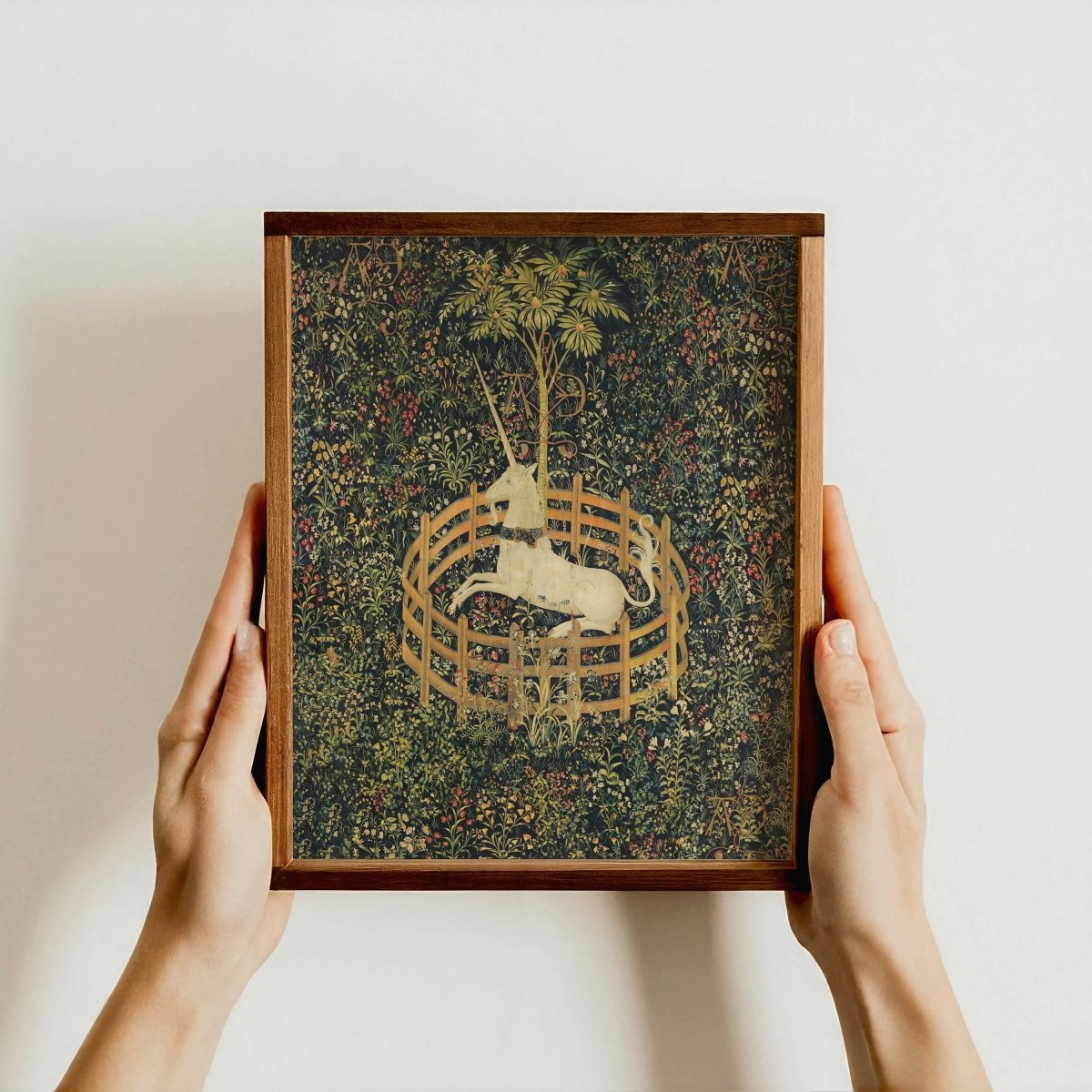 The Unicorn Rests — Medieval Fantasy Print