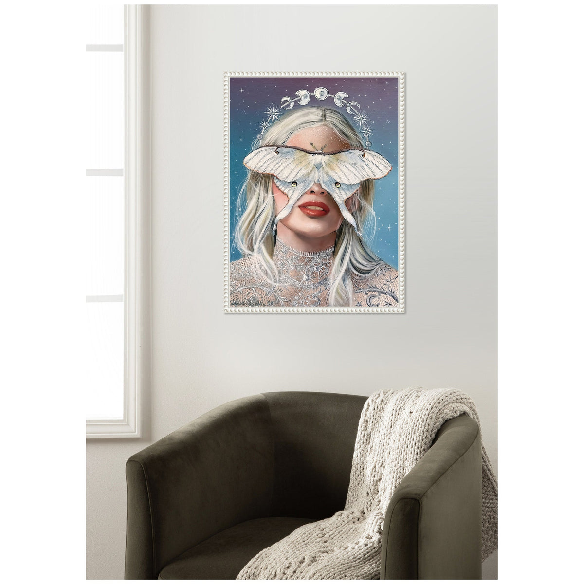 Moon Witch — Framed Canvas