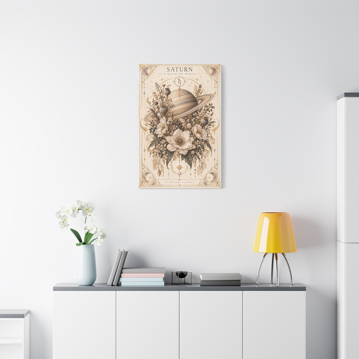 Saturn – Time Wears Flowers Well
