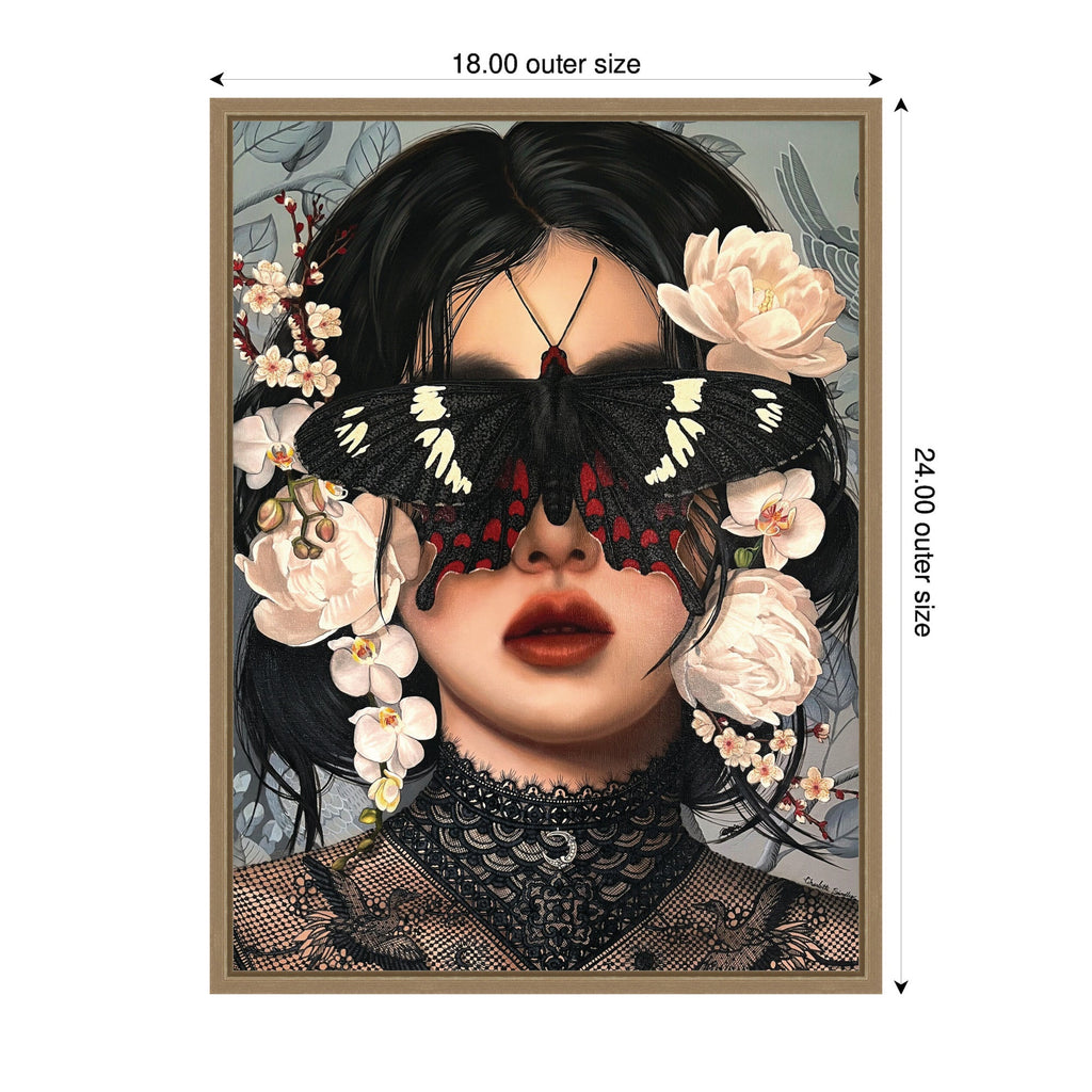 Visionary Gleam — Framed Canvas