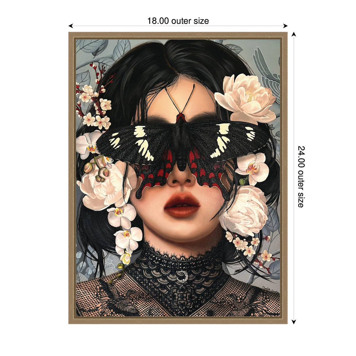 Visionary Gleam — Framed Canvas