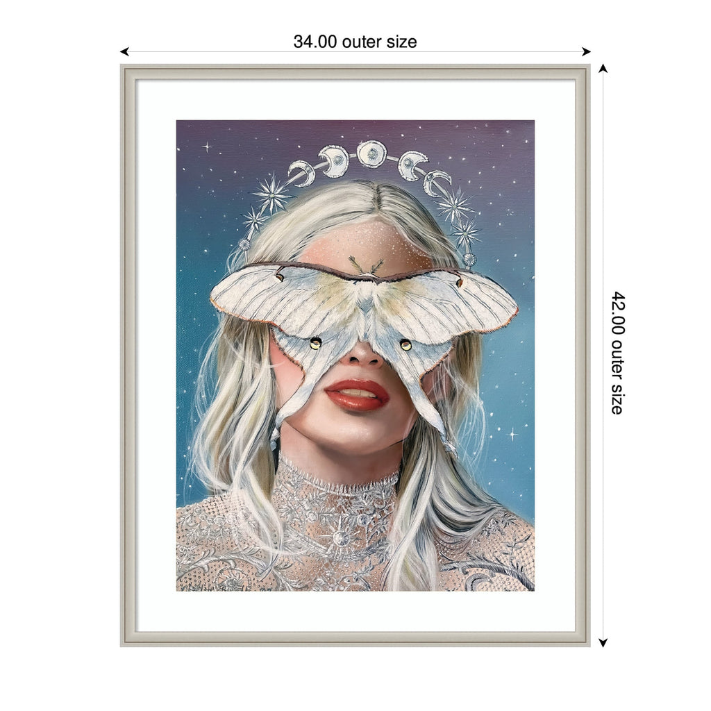 Moon Witch — Framed Art Print