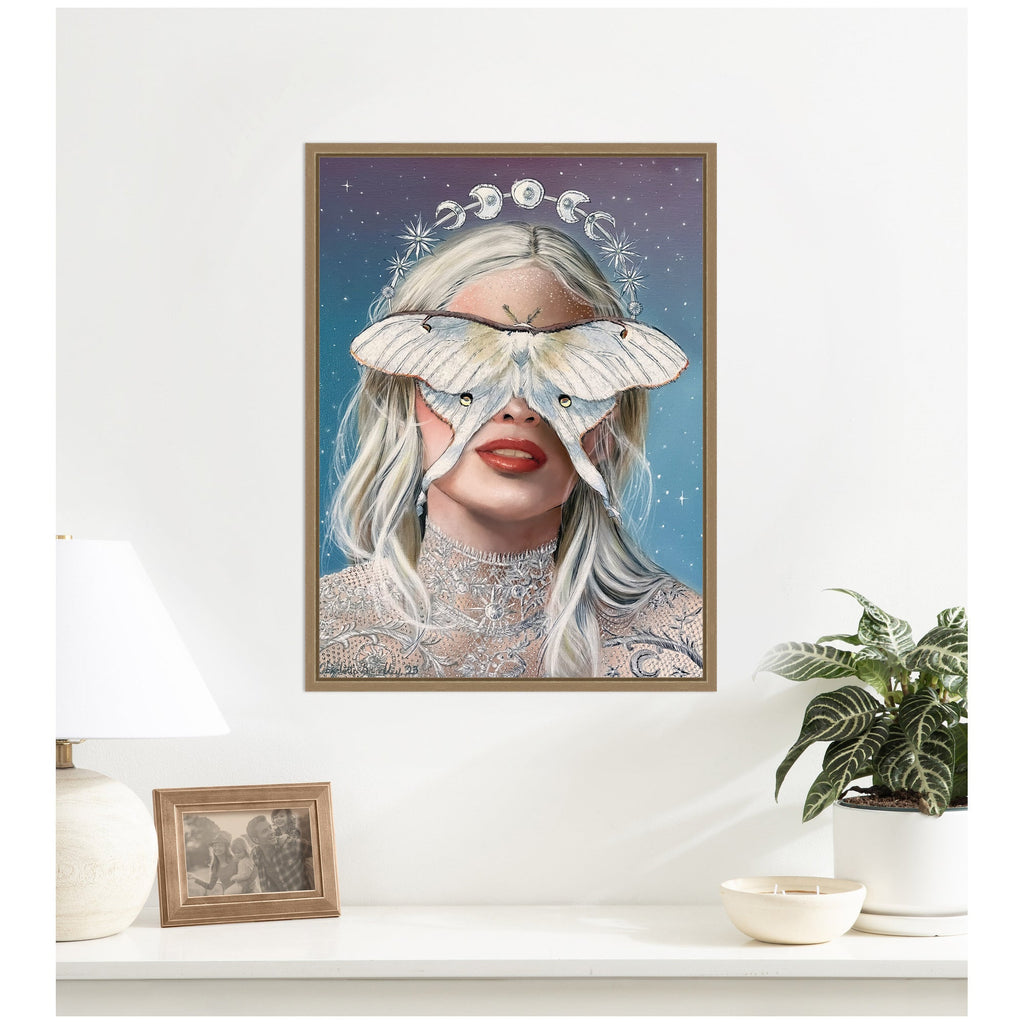 Moon Witch — Framed Canvas