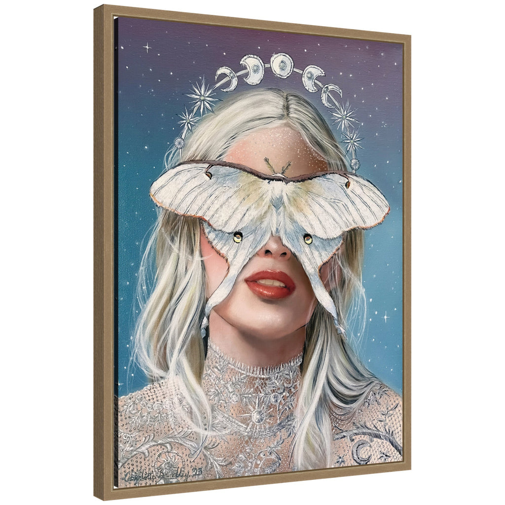 Moon Witch — Framed Canvas