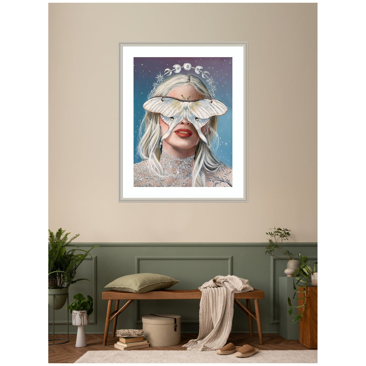Moon Witch — Framed Art Print