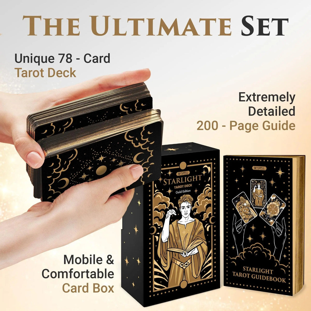 Starlight Gold Tarot Deck