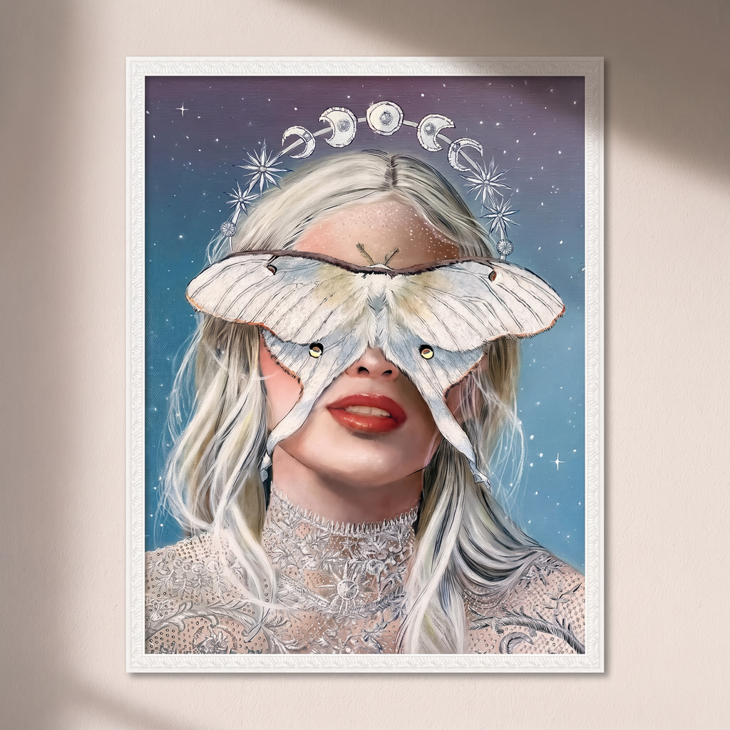 Moon Witch — Framed Canvas