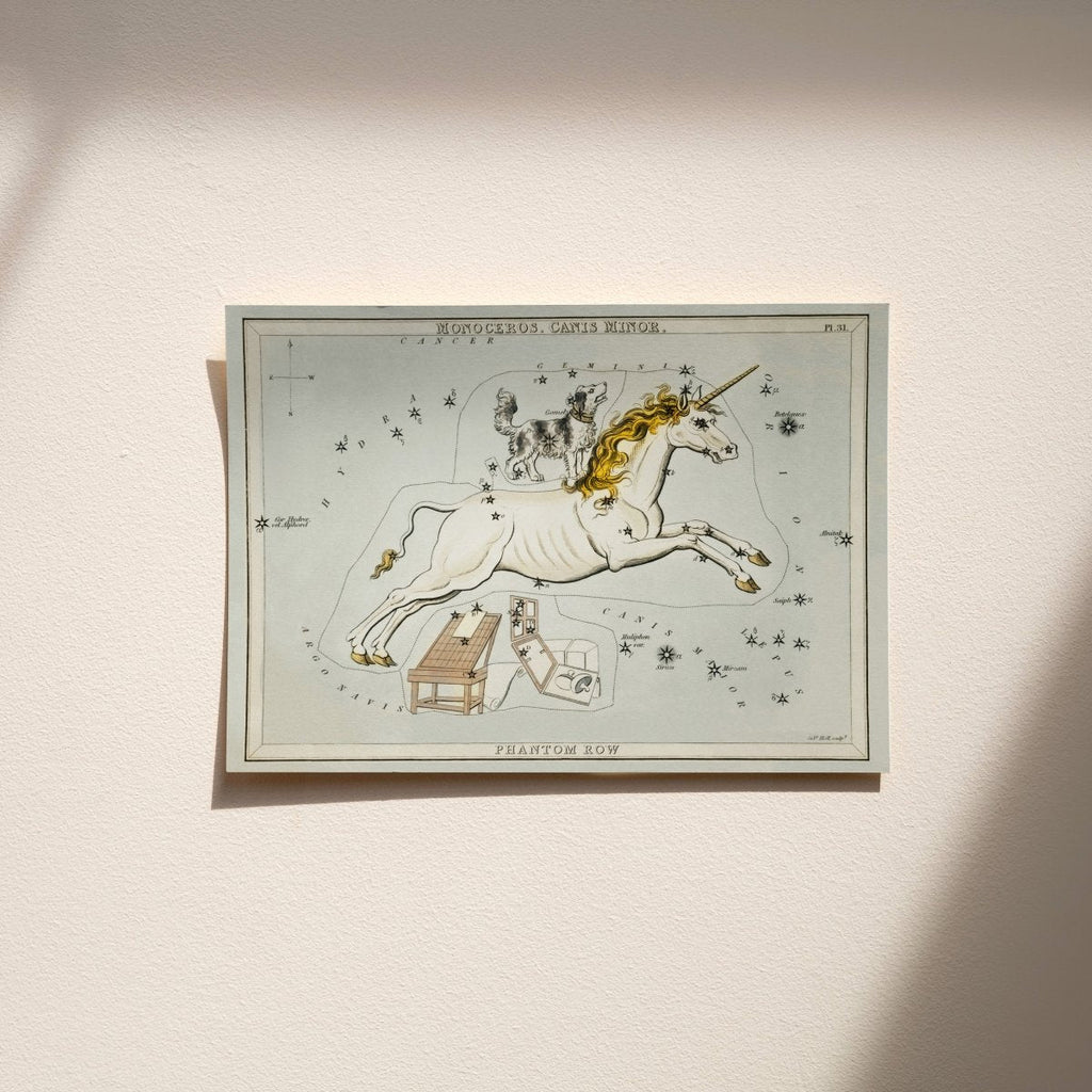 Monoceros Constellation — Unicorn Print