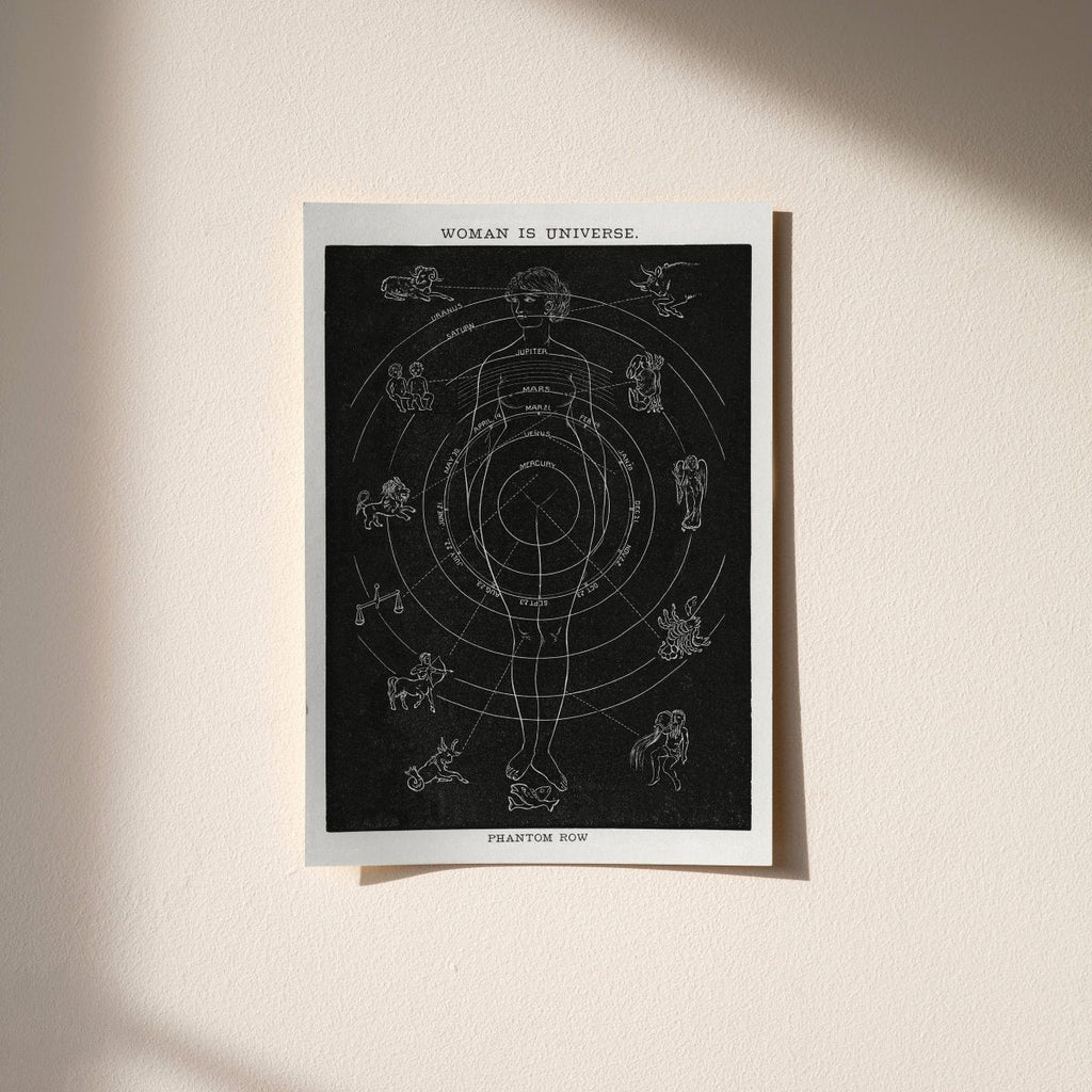 Woman Is Universe — Astrology Print