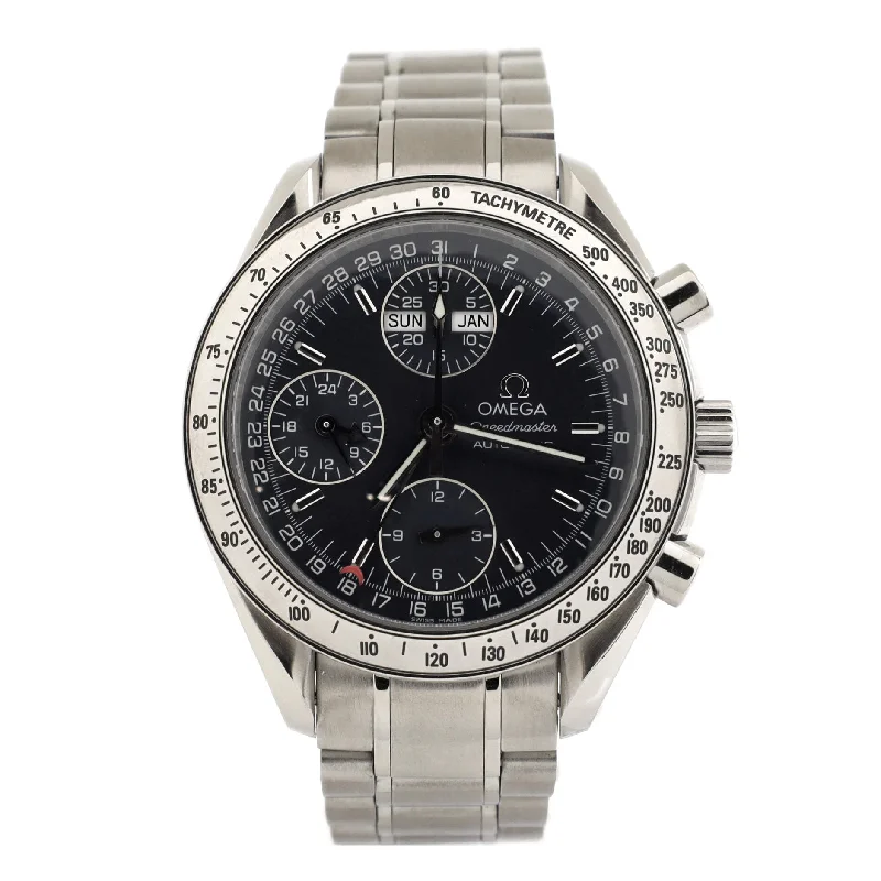 Watches with a sophisticated look Speedmaster Day-Date Chronograph Automatic Watch Stainless Steel 39 Watches with a sophisticated look Speedmaster Day-Date Chronograph Automatic Watch Stainless Steel 39