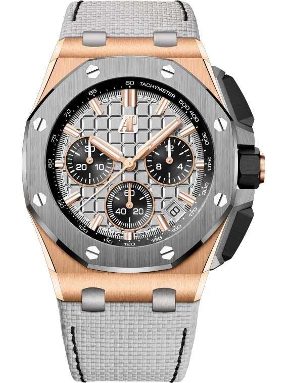 designer watches for special occasions   Audemars Piguet Royal Oak Offshore Chronograph 43mm Chronograph 18k Rose Gold and Titanium Grey Dial Ref# 26420OI.OO.A015VE.01