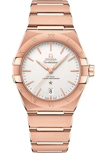 Watches with classic style for timeless appeal Omega Constellation OMEGA Co-Axial Master Chronometer - 39 mm Sedna Gold Case - Opaline Silvery Dial - 131.50.39.20.02.001 Watches with classic style for timeless appeal Omega Constellation OMEGA Co-Axial Master Chronometer - 39 mm Sedna Gold Case - Opaline Silvery Dial - 131.50.39.20.02.001