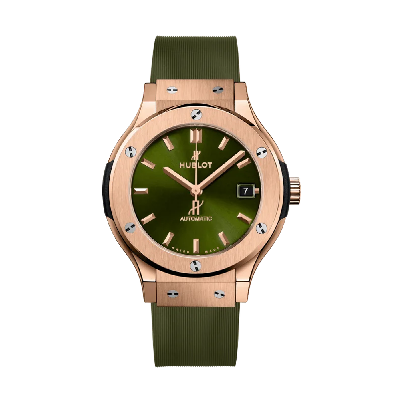 Watches for daily wear   Classic Fusion King Gold Green