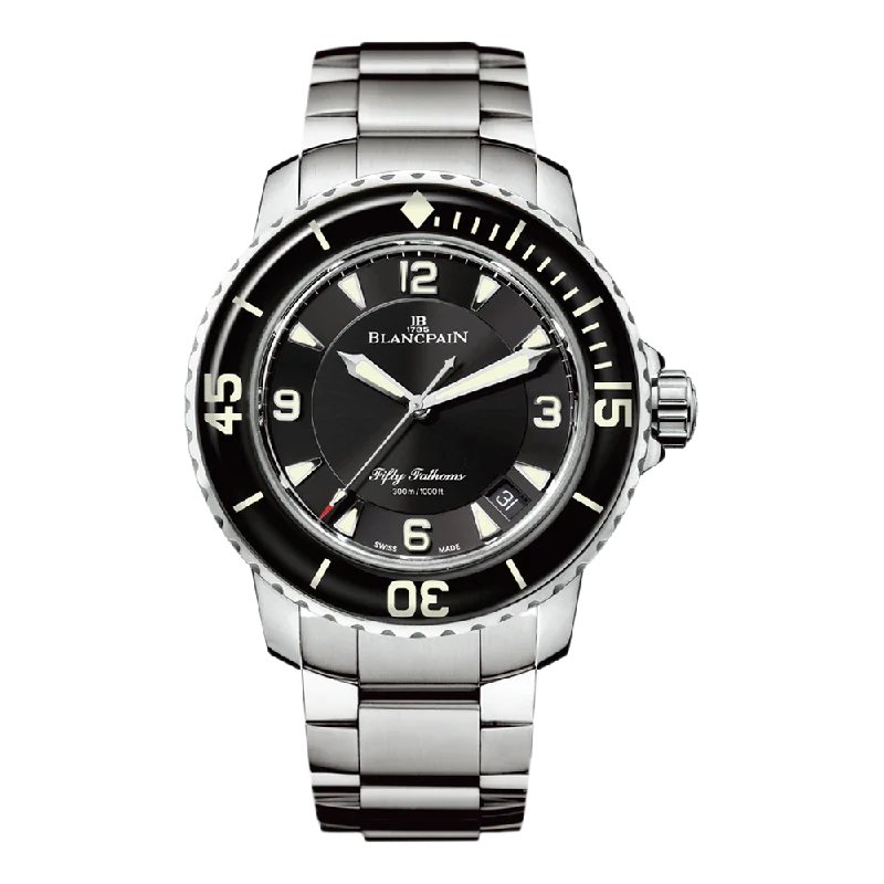 Watches with adjustable straps for a perfect fit   Fifty Fathoms Automatique