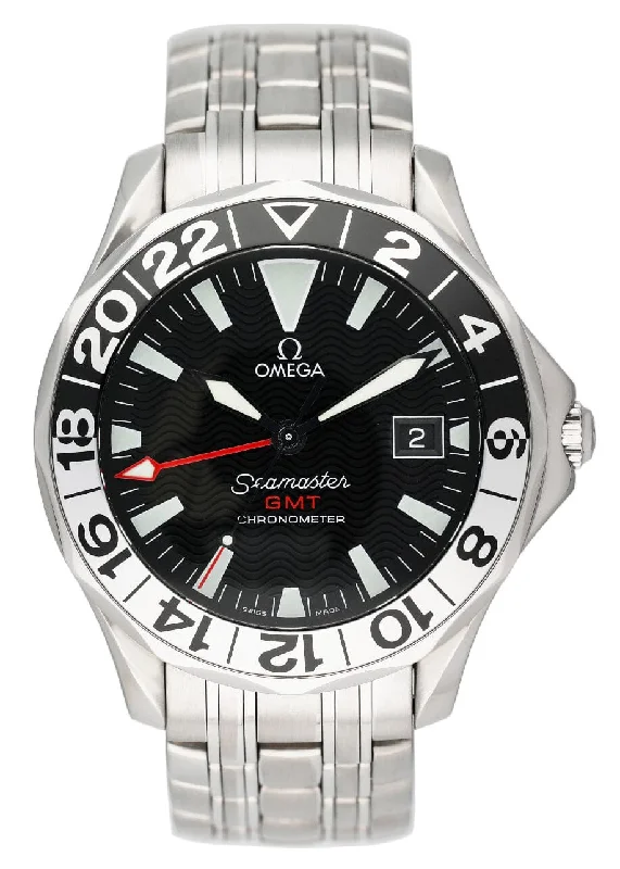 stylish watches for everyday wear   Omega Seamaster GMT 2534.50.00 50th Anniversary Mens Watch