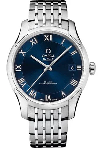Watches with a stylish look Omega De Ville Hour Vision Co-Axial Master Chronometer Watch - 41 mm Steel Case - Two-Zone Blue Dial - 433.10.41.21.03.001 Watches with a stylish look Omega De Ville Hour Vision Co-Axial Master Chronometer Watch - 41 mm Steel Case - Two-Zone Blue Dial - 433.10.41.21.03.001