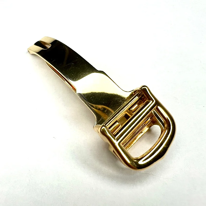 stylish watches for casual wear   CARTIER GoldPlated Deployment 12mm buckle