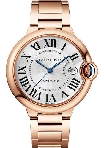 stylish watches for everyday wear Cartier Ballon Bleu de Cartier Watch - 40 mm Rose Gold Case - Silvered Dial - Interchangeable Bracelet - WGBB0039 stylish watches for everyday wear Cartier Ballon Bleu de Cartier Watch - 40 mm Rose Gold Case - Silvered Dial - Interchangeable Bracelet - WGBB0039